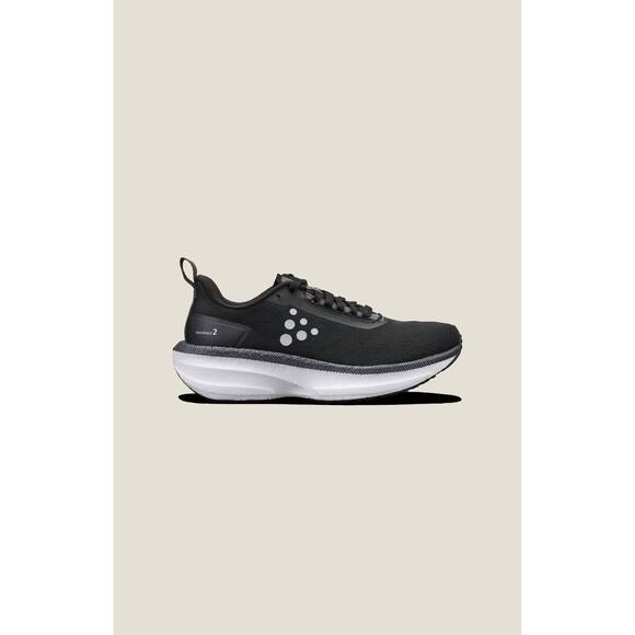NEW CRAFT men's endurance 2 high-performance running shoe in balck/white